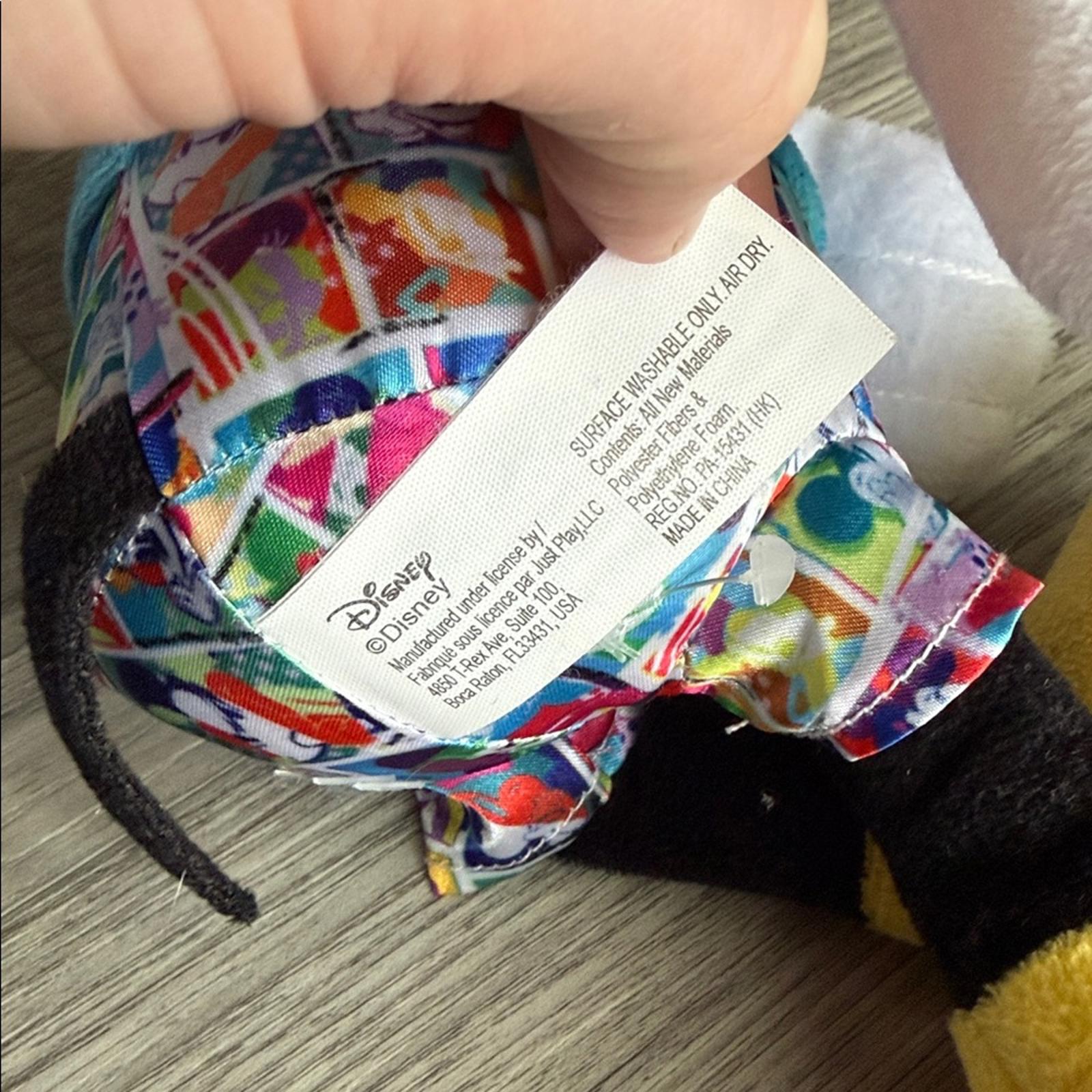 Disney Mickey Mouse Plush - Black, Yellow, Blue, White