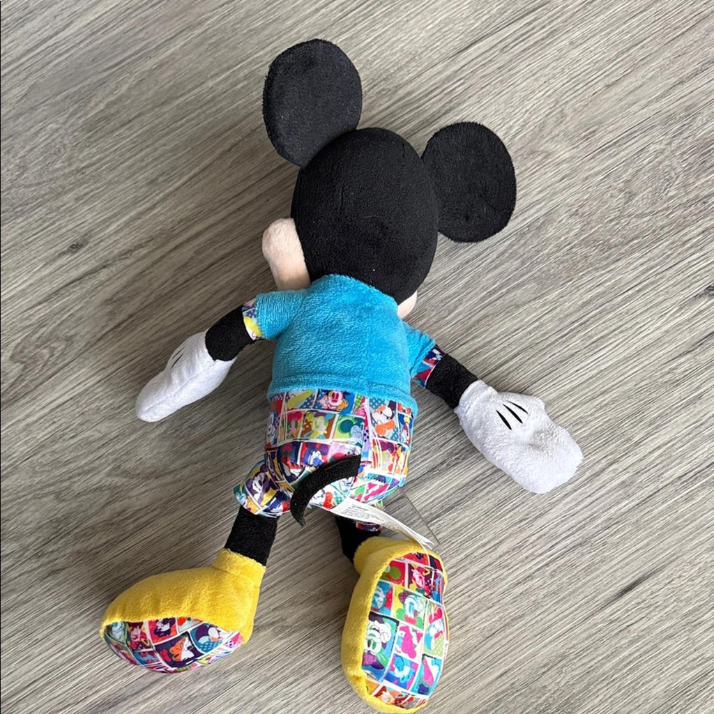 Disney Mickey Mouse Plush - Black, Yellow, Blue, White