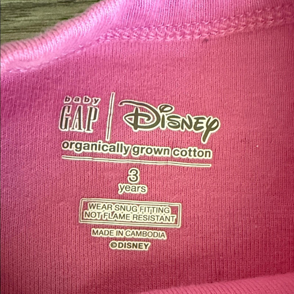 Disney Pink Minnie Mouse Graphic Tee Size 3