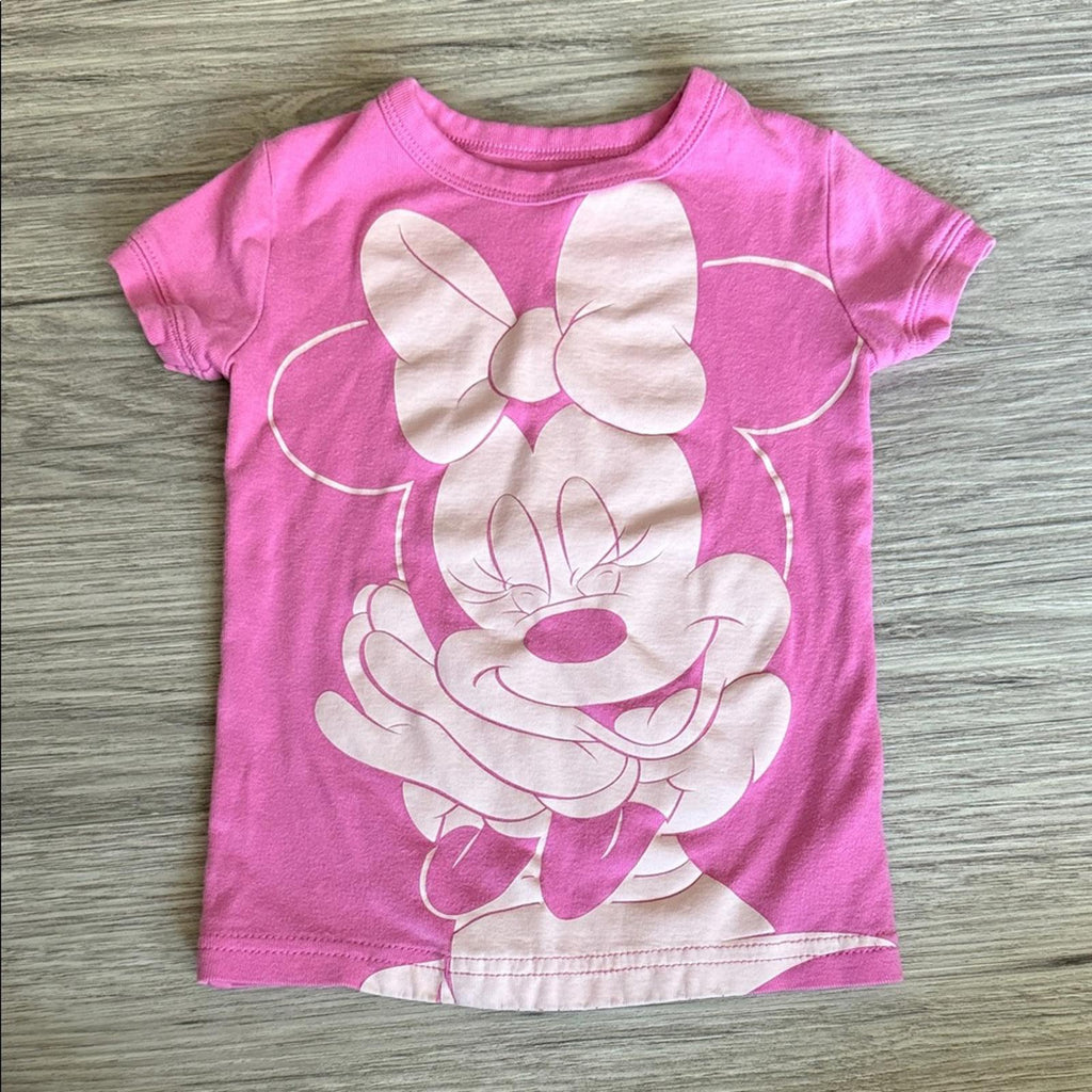 Disney Pink Minnie Mouse Graphic Tee Size 3